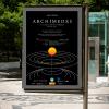 Cartel para Archimedes - Ópera para Planetario (Ciudad de las Artes y las Ciencias)
