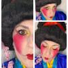 Maquillaje carnaval geisha 