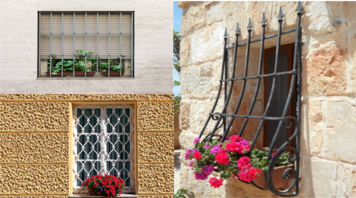 Tipos de rejas para ventanas