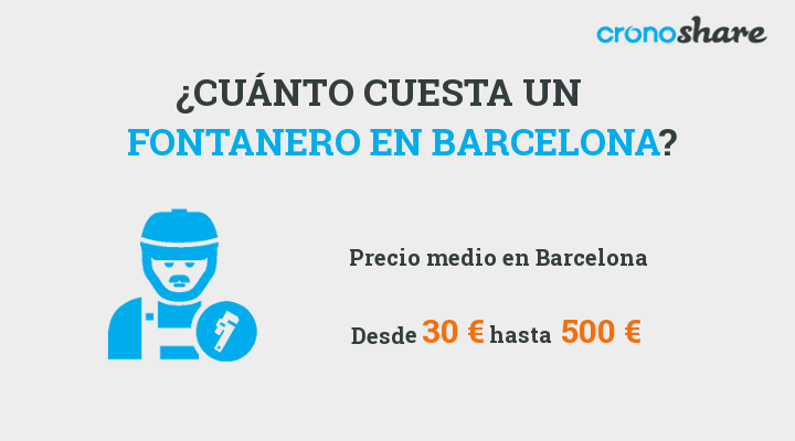 cuanto cuesta fontanero en barcelona