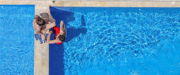 Piscina de agua salada