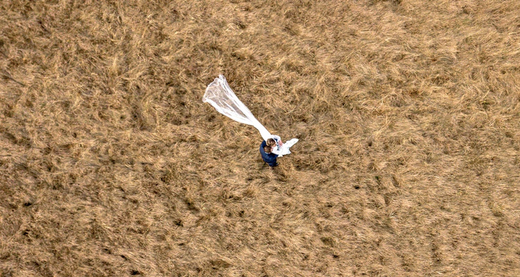 Drone para casamento fotografia