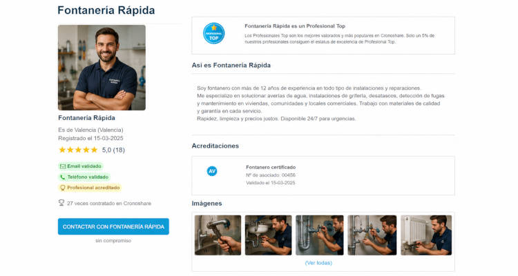 Ejemplo de perfil completo