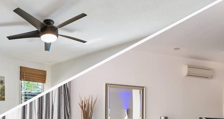 ¿Aire acondicionado o ventilador de techo: Qué elegir?