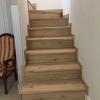 Forrado de madera de escalera