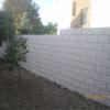 Muro de bloques de hormigon 40/2020cm./blancos lisos/
Obra hecha en Armuña de Tajuña/Gudalajara/