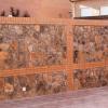 Muro chapado de piedra de musgo y ladrillo visto
Obra hecha en Mejorada del Campo/Madrid/
