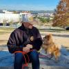 Ayudando a Chloe ( pomerania de poco más de un año ) con sus inseguridades frente a perros de gran tamaño y algunas personas.( Rubí ).