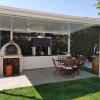 Porche en jardin