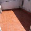 Terraza tela y pavimentada, terminada