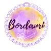 Logo para Bordauri, proyecto de venta de pendientes cosidos a mano