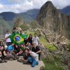 Grupo de maestros y alumnos que llegamos en Machu Picchu