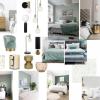 Moodboard inspiración para dormitorio elegante