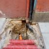 Reparación de fuga de gas en hierro