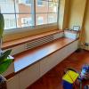 Banco cubre radiador con cajones
