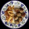 Albóndigas con Fritas