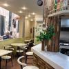 Cafetería en Bcn, cambio de colores y traformación de la barra