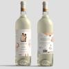 Diseño de etiquetas en botellas de vino