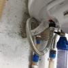 Instalación de calentador con filtro y manguito anti electrolisis