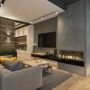 SALÓN MODERNO CON CHIMENEA