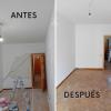 Quitar gotelé y arreglar fisuras y pintar