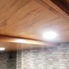 Sótano techo decorado madera 8005