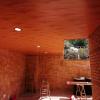 Porche techo decorado madera 8005