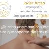 Javier Arceo Osteopatía