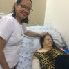 Cuidado de mujer mayor diabética con fractura de brazo derecho 
