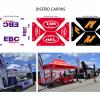 DISEÑO CARPAS PARA EBC FRENOS, HEL PERFORMANCE Y MISHIMOTO