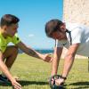 Entrenamiento personal al aire libre.