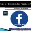 Servicio - Publicidad en Facebook Ads