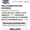 Peluquera Canina Patitasviajeras A Domicilio