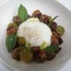 Ensalada caprese con burrata 