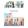 Antes y después de la ampliación de una vivienda