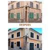 Antes y después de la rehabilitación de una fachada