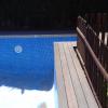 Valla IP y tarima PVC para piscina 