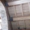 Construcció de nova coberta de fusta i téula àrab al vell molí de farina a Ossó de Sió