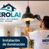 Instalación y cambio de lámparas y apliques
