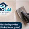 Alisado de paredes y reparación de grietas