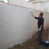 Aplicacion de pintura plastica para exterior