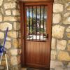 Puertas con reja pvc