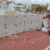 Preparación y comienzo de terraza