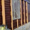 Replanteo con madera tratada