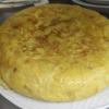 Tortilla de patatas con cebolla