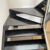 Pintado de escaleras en negro