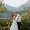 Sesión de fotos de boda en la montaña