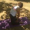 Clase de pilates al aire libre