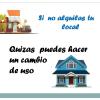 Cambios de Uso de local a vivienda