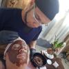 Envoltura corporal y facial de chocolate exfoliación